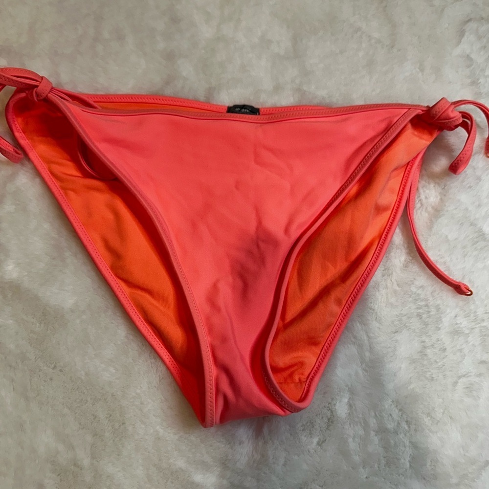 Aerie Coral Tie-Side Bikini Bottoms-It is brand new but no tag attached